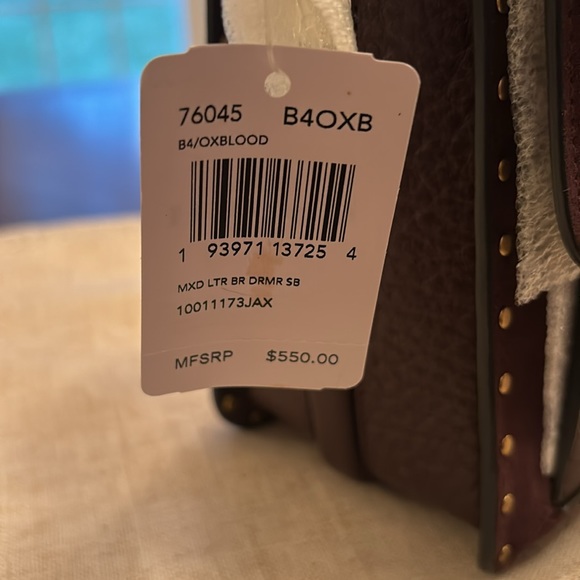 Brand new Coach Dreamer shoulder bag with rivets. 100% authentic with dust bag. - Picture 8 of 8